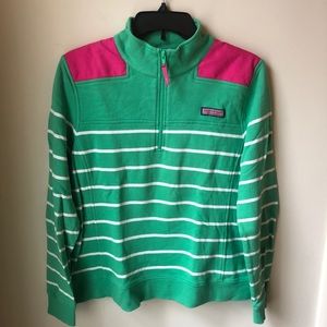 Vineyard Vines L Green/Pink Shep Shirt